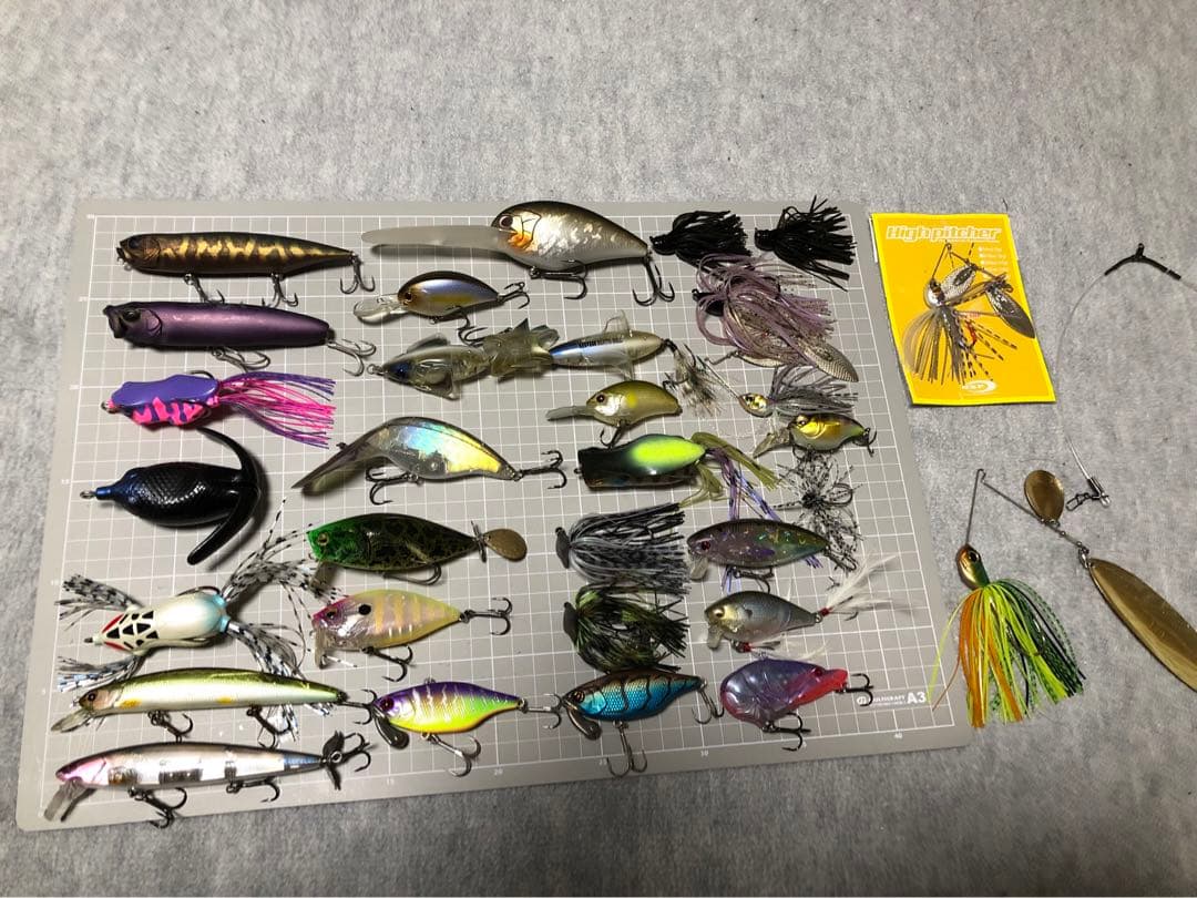 バス釣り　ルアーセット