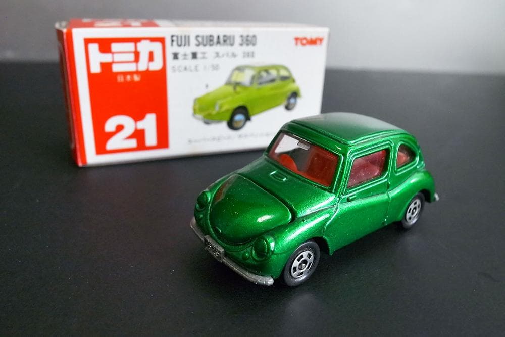【レア】トミカ　イケダ特注　日本製　スバル 360