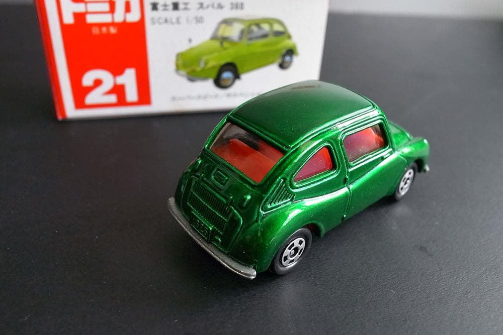 【レア】トミカ　イケダ特注　日本製　スバル 360