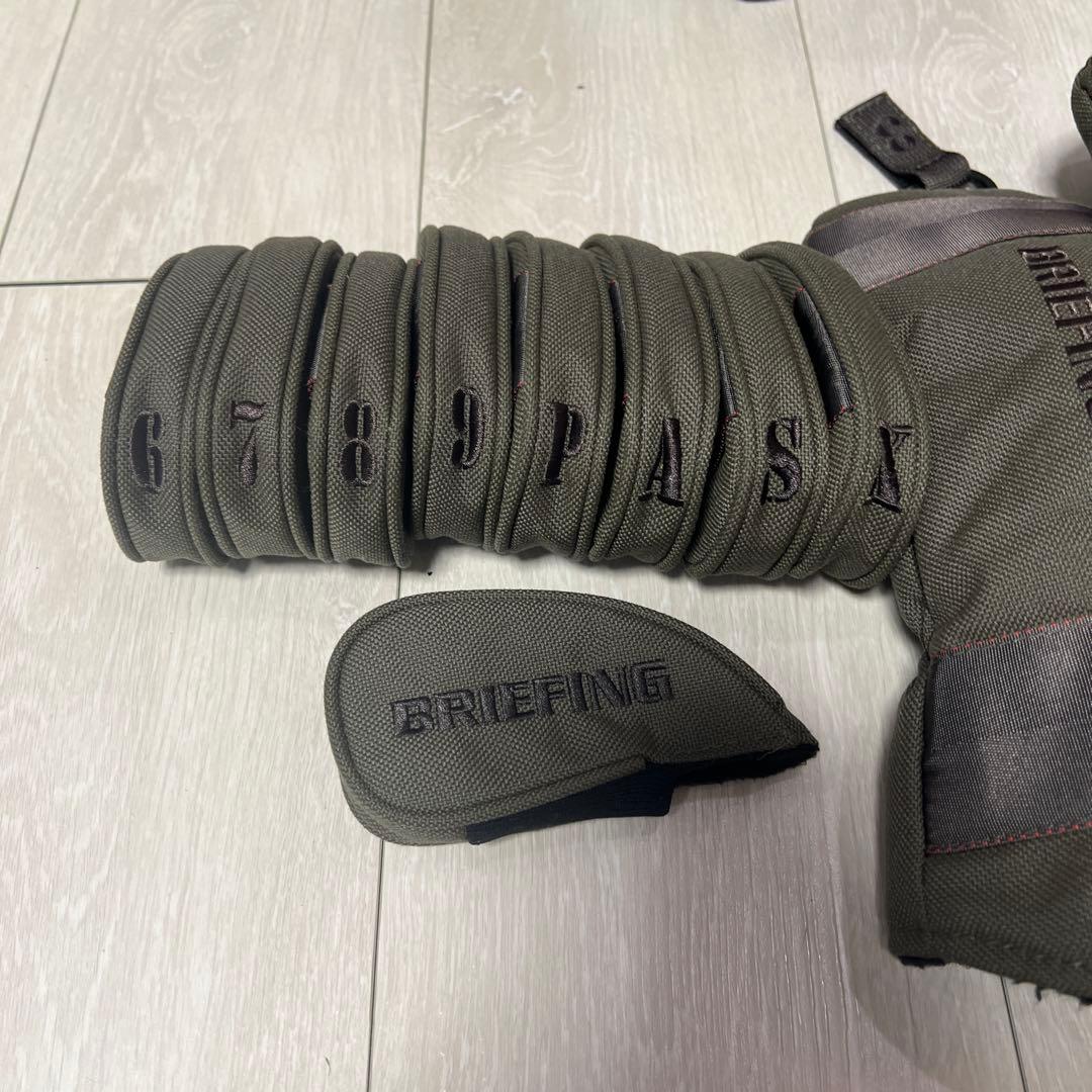 BRIEFING 大型キャディバッグ オリーブ