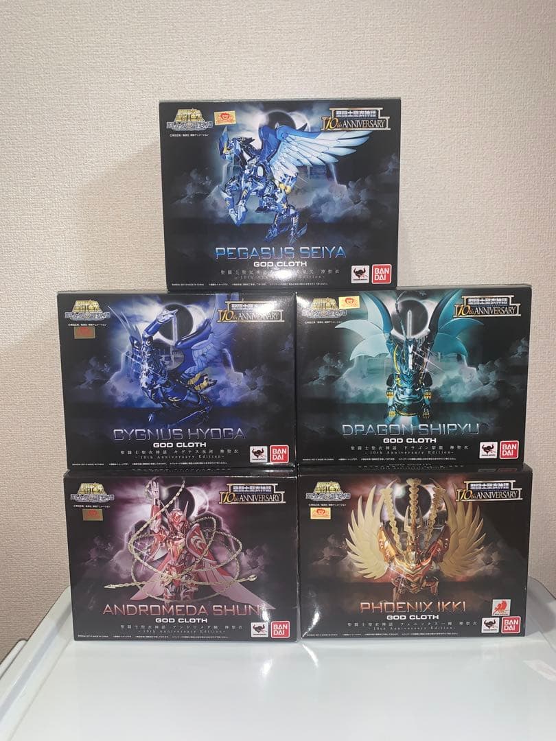 聖闘士聖衣神話 神聖衣-10th Anniversary Edition- 5体