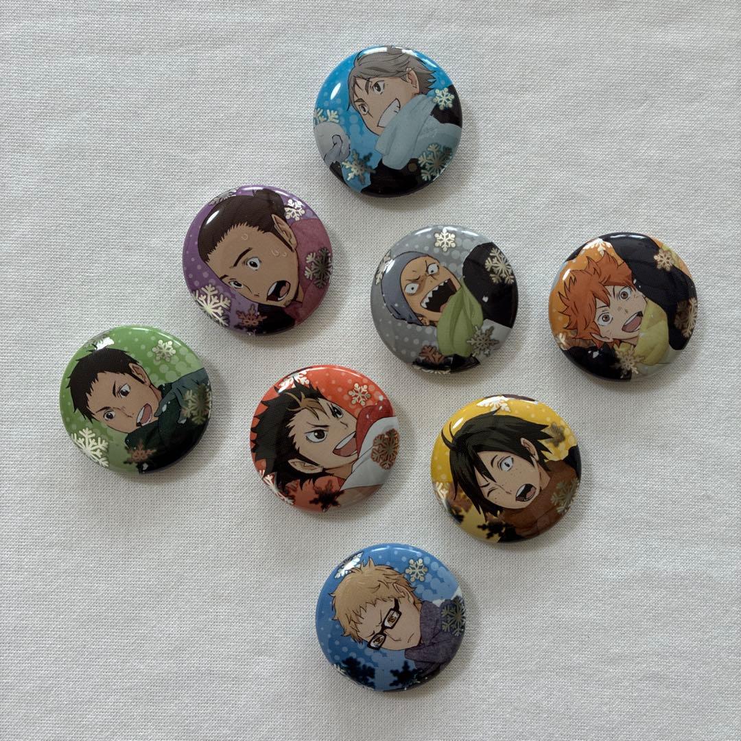 ハイキュー!!　ミニ缶バッジ　雪合戦