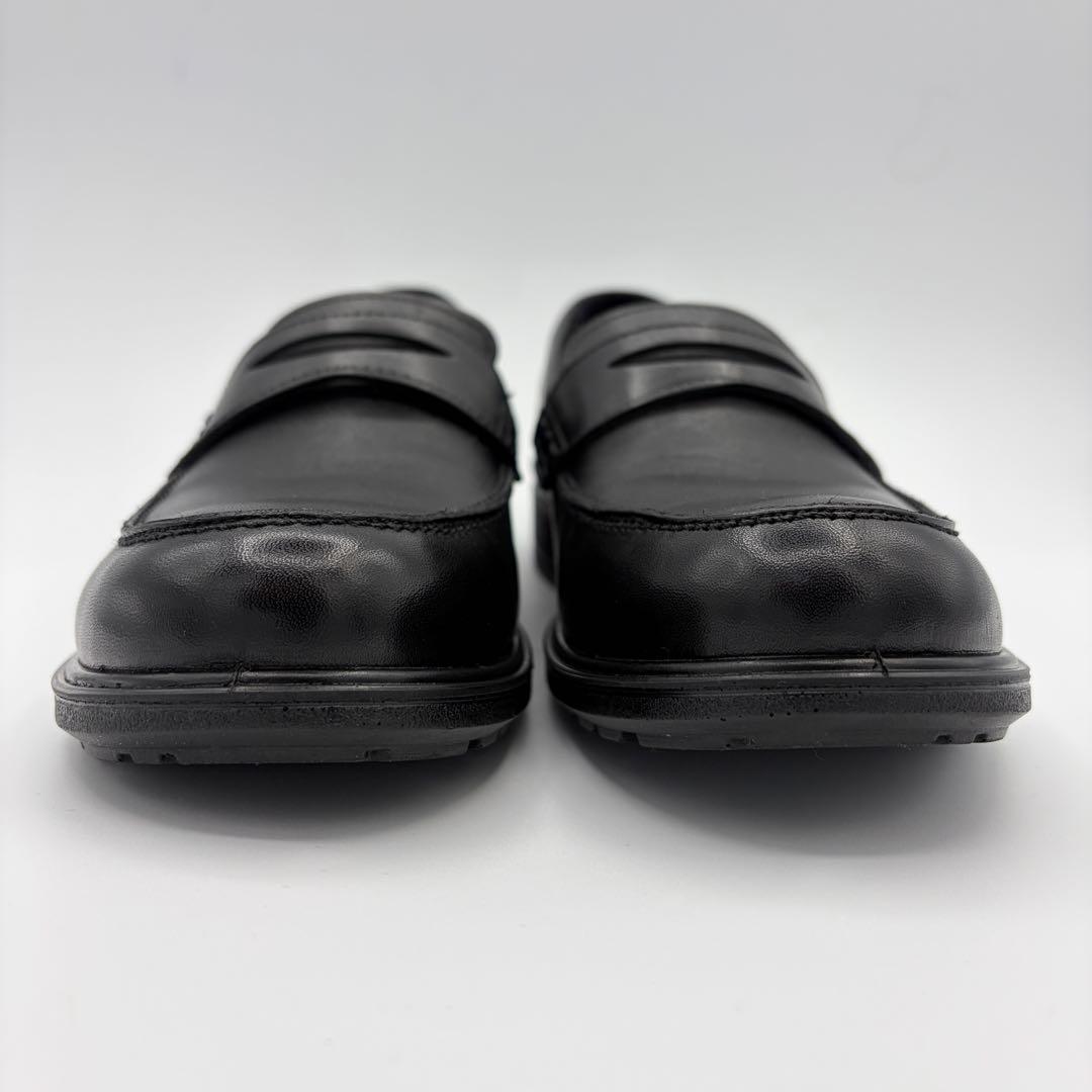 美品！ecco ローファー　黒　レザーシューズ　ペニーローファー　23cm