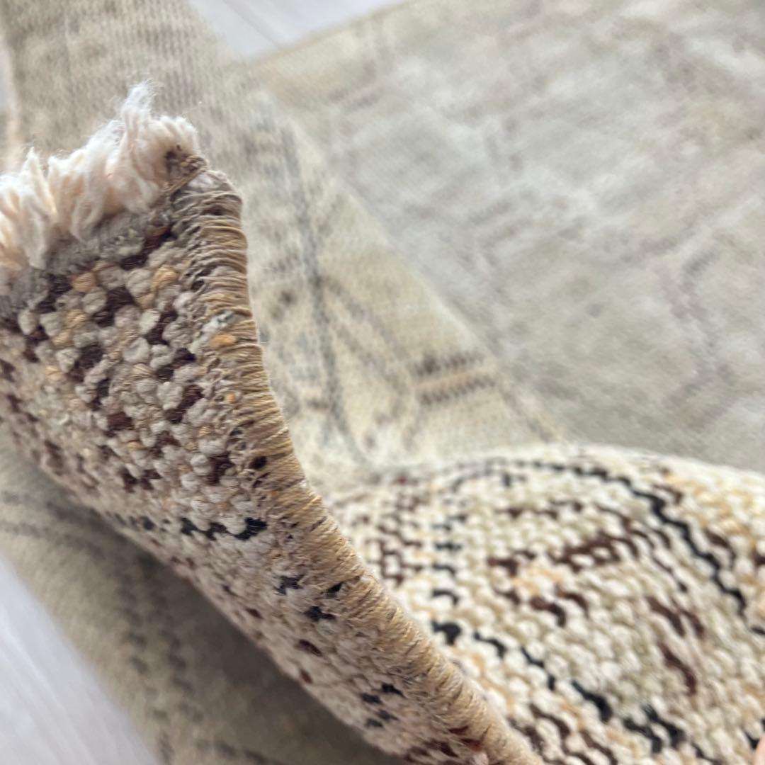 超ロング　均等ハニカム71×288✳︎ベージュ　ランナー　トルコヴィンテージラグ