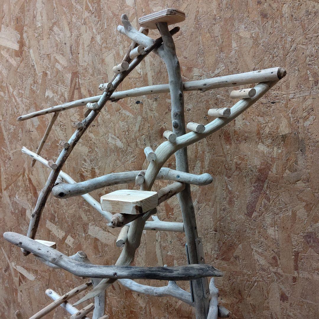 バードアスレチックジム大型(61) 鳥インコ止まり木、流木、鳥の遊び場