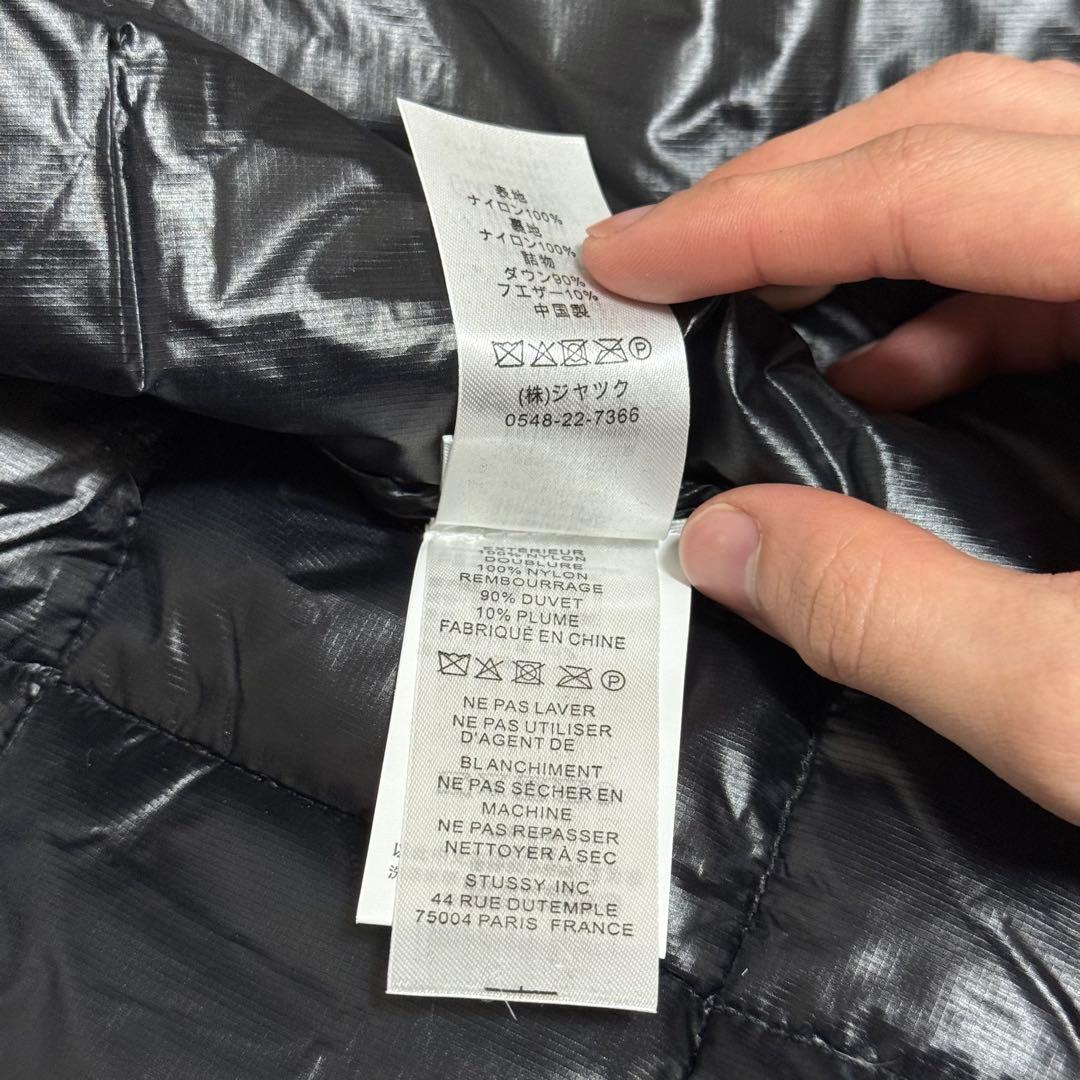 Stussy MIDWEIGHT HOODED PUFFER ブラック Mサイズ