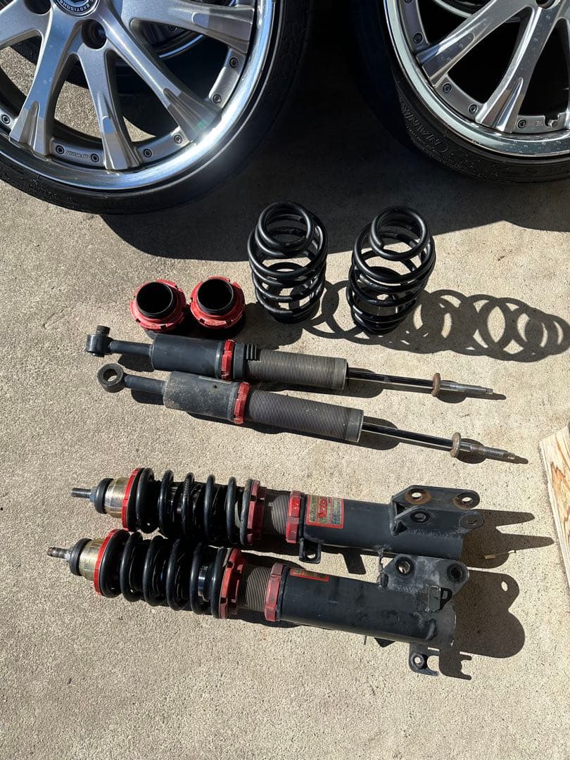 ワークシュバートsc4タイヤ付　17インチ　軽自動車 前後Kid車高調セット