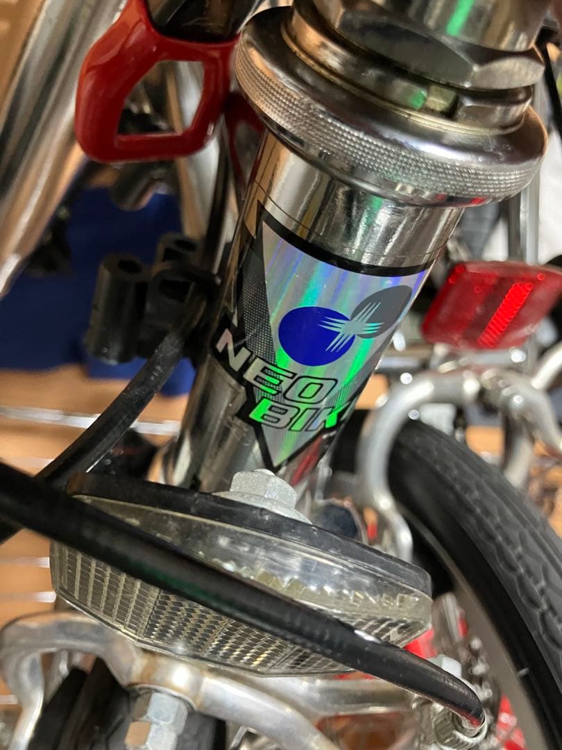 【レア】KIRA社　neo bike フルメッキ　折りたたみ自転車　台湾