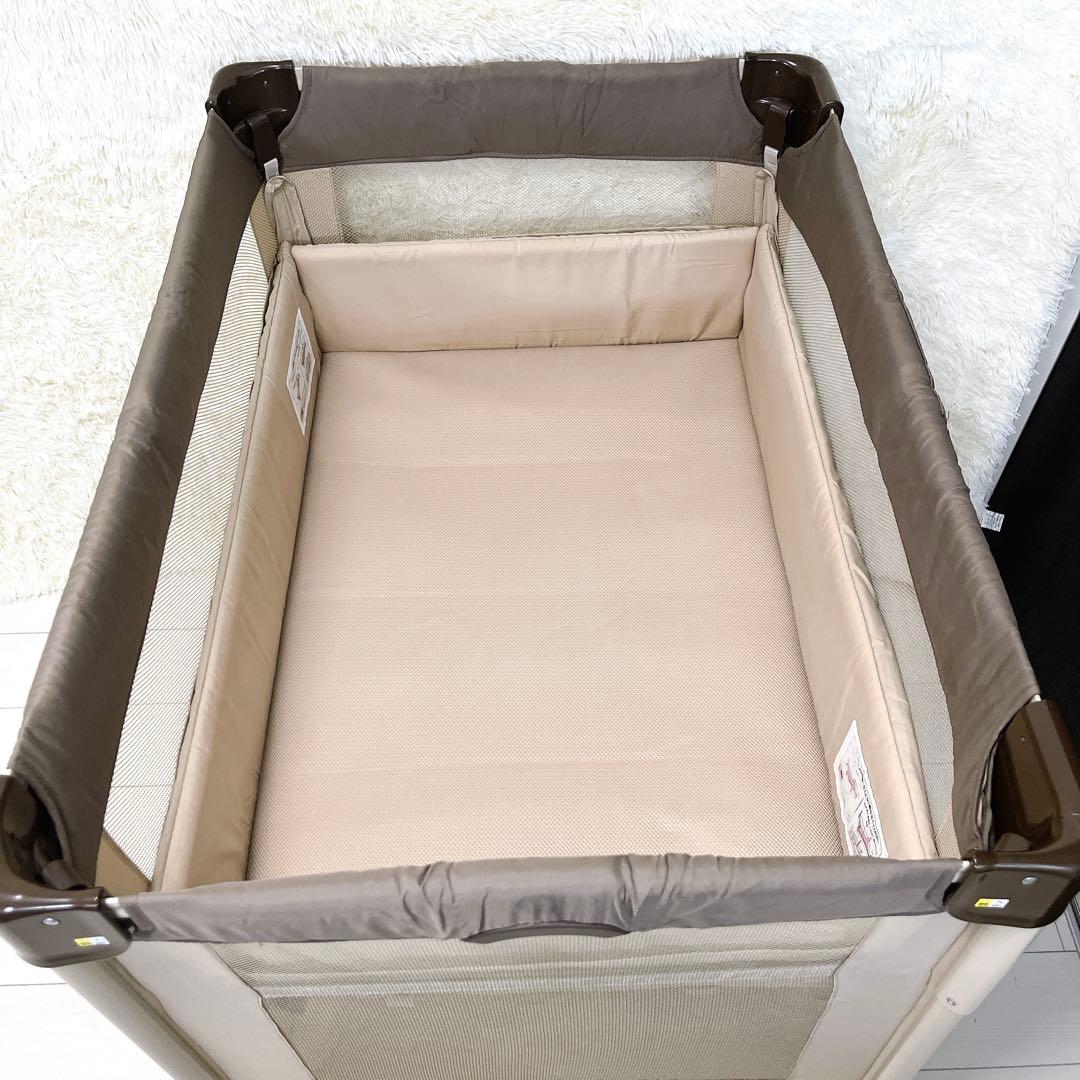 Aprica アップリカ ベビーベッド ココネルエアー ココア 美品