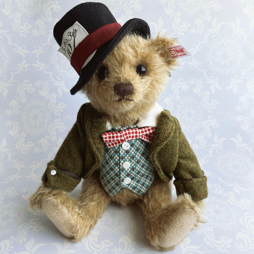 プ*)様 シュタイフ Steiff 不思議の国のアリス マッドハッター 世界限定