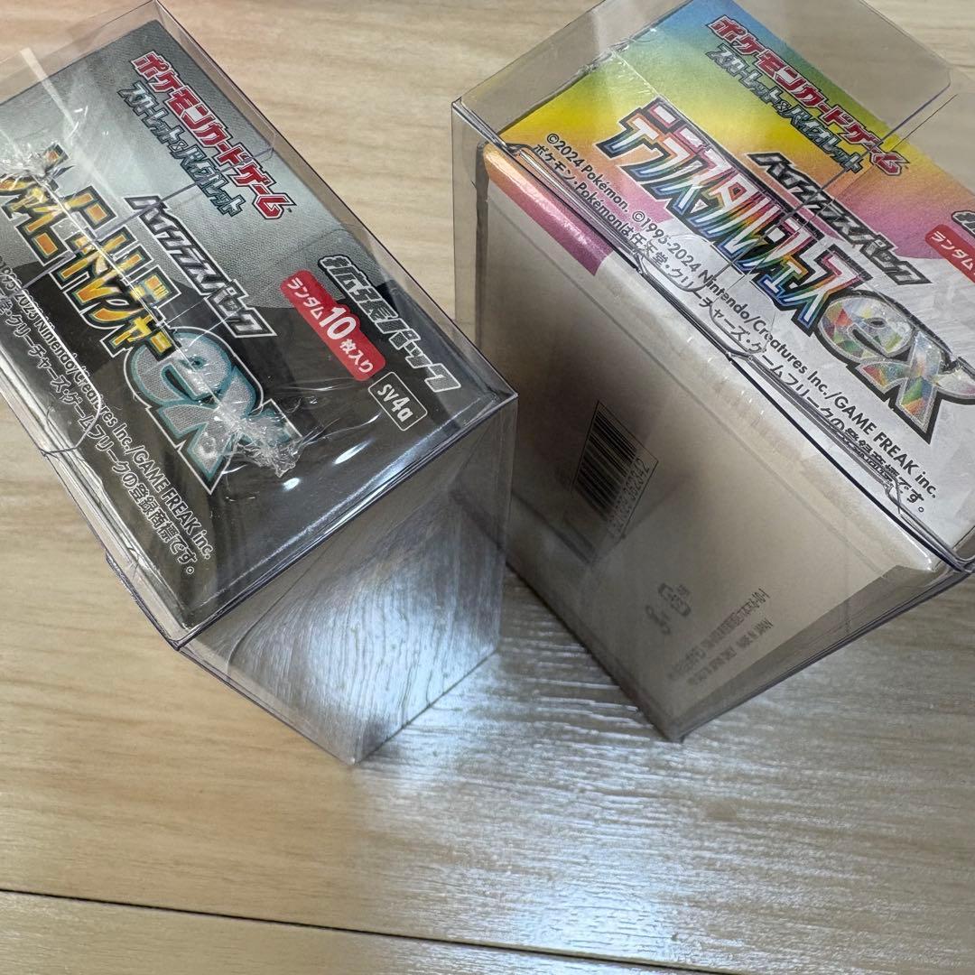 テラスタルフェスex＋シャイニートレジャーex 2BOX 新品シュリンク付き