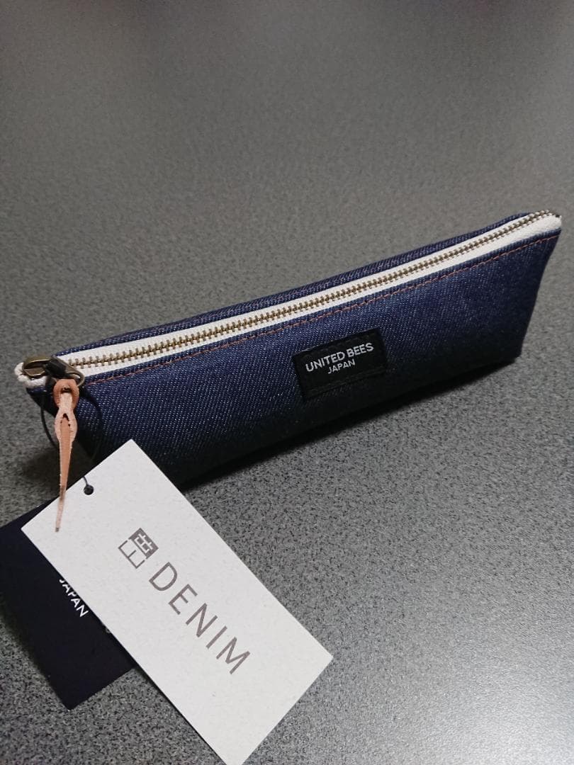 ★新品★絶版レア色★ユナイテッドビーズ『元祖』ボートペンケース 岡山デニム
