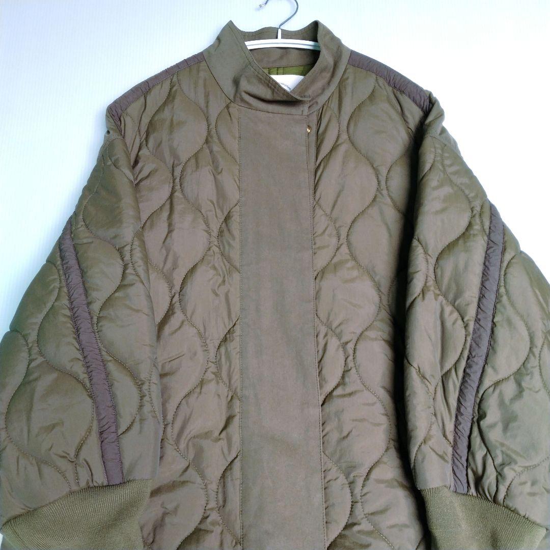 Pual ce cin 異素材MIXモッズコート キルティングコート ロング