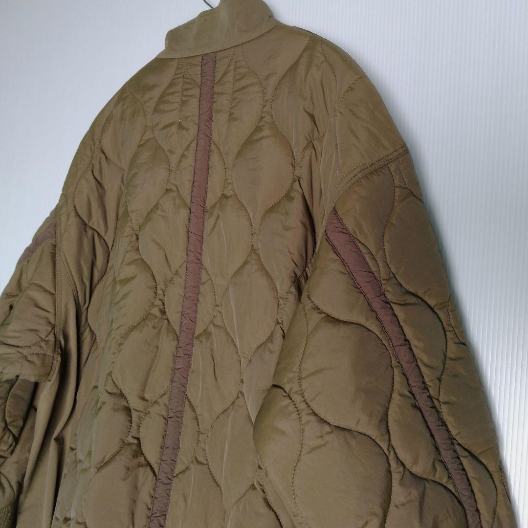 Pual ce cin 異素材MIXモッズコート キルティングコート ロング