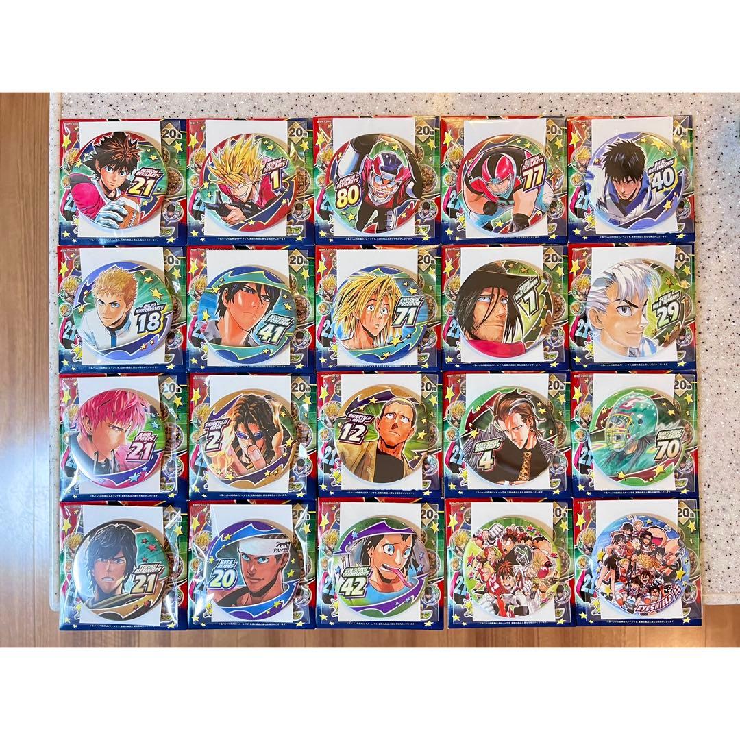 【全種類】アイシールド21 コレクション缶バッジ ジャンプショップ フルコンプ