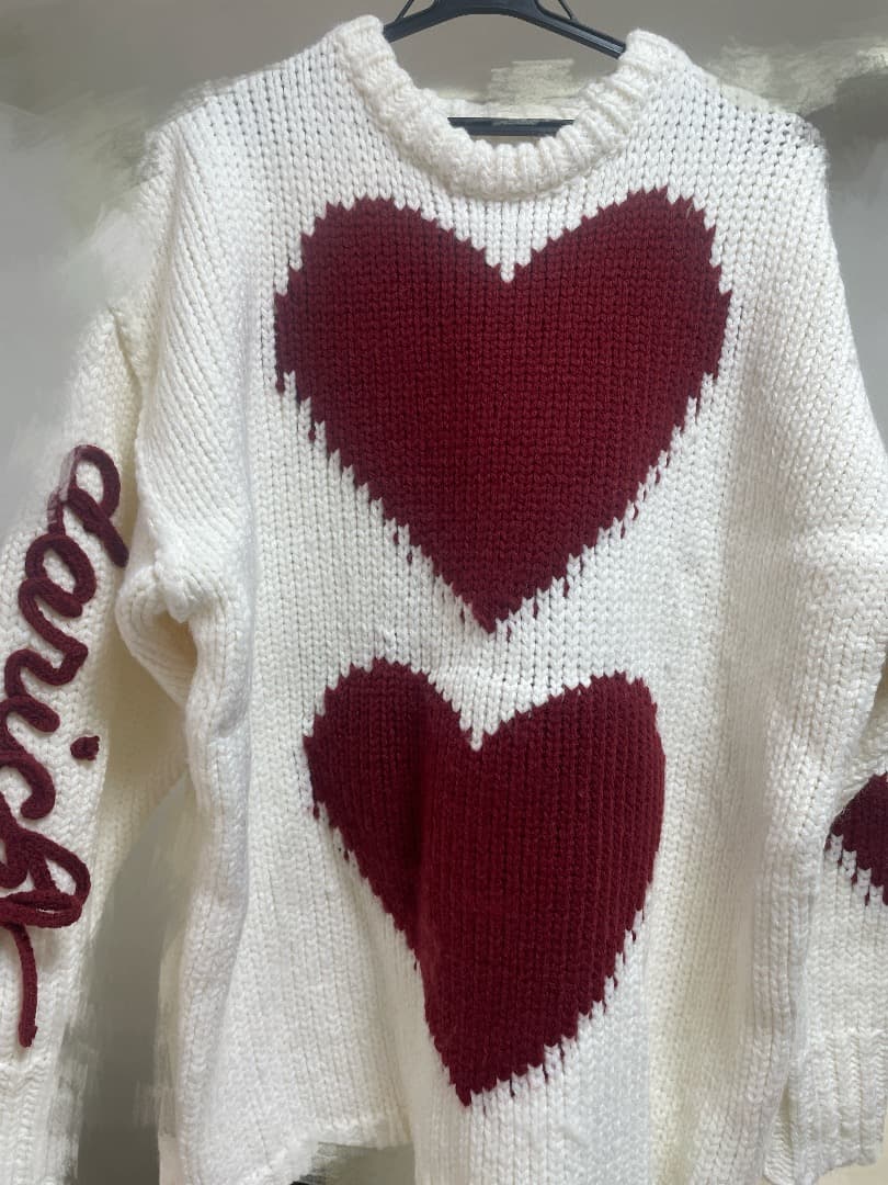 Darich ハートロゴローゲージニットチュニック