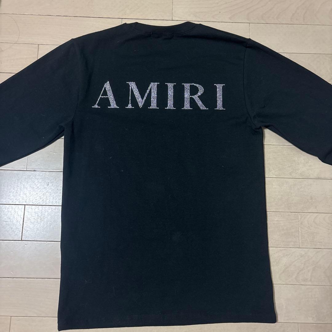 AMIRI ブラック 長袖トレーナー