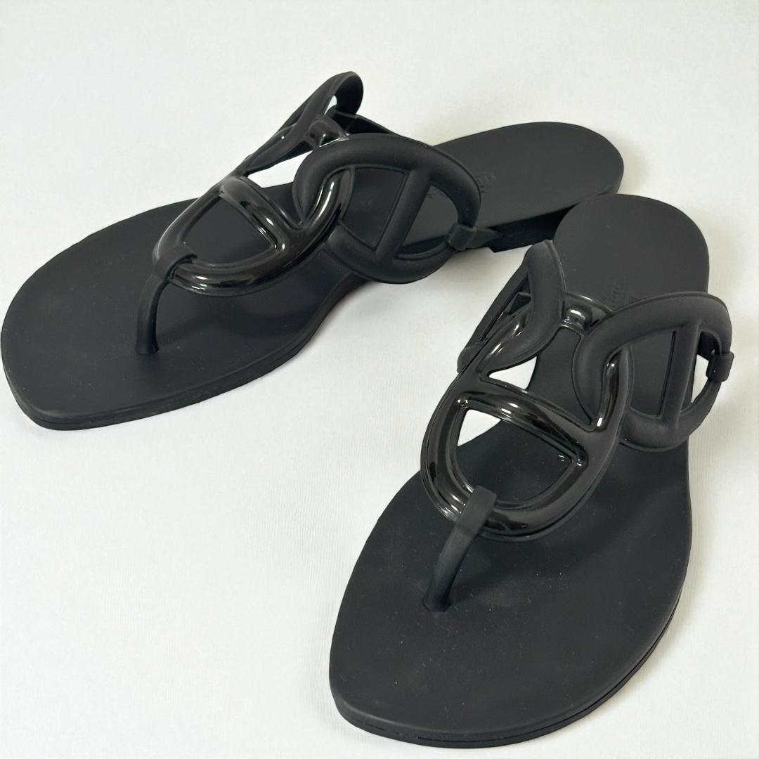 限定価格【極美品】HERMES エルメス エジェリ トングサンダル 39 袋付き