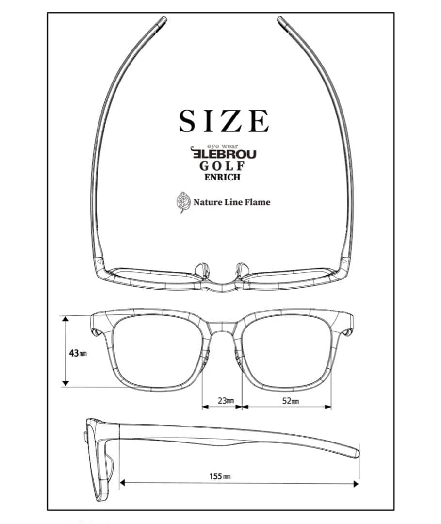 ELEBROU GOLF　 ENRICHI SHINE POLARIZED