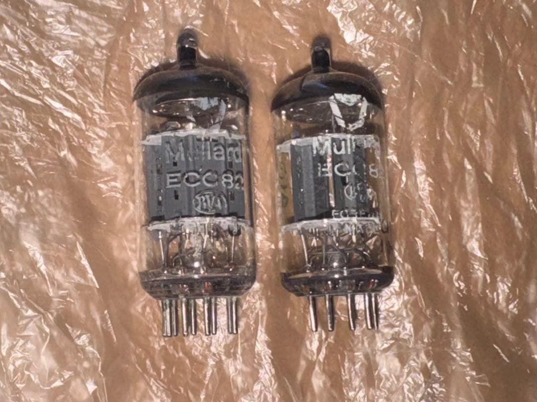 2本 ムラード ECC82 12AU7 BVA ブリマー 新品? 未使用?