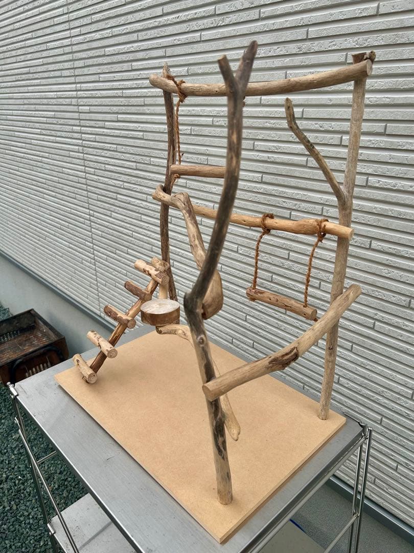 バードアスレチックジム　卓上止まり木【143】