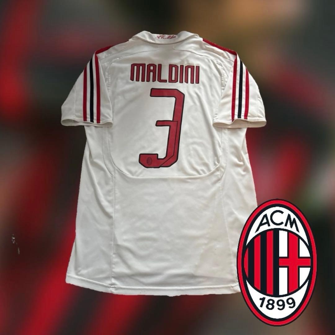 【正規】07/08　ミラン　マルディーニ　サッカー　ユニフォーム　00s 90s