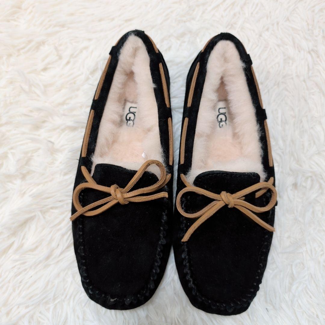 【未使用級】アグ ダコタ モカシン スリッポン ブラック 23.0cm