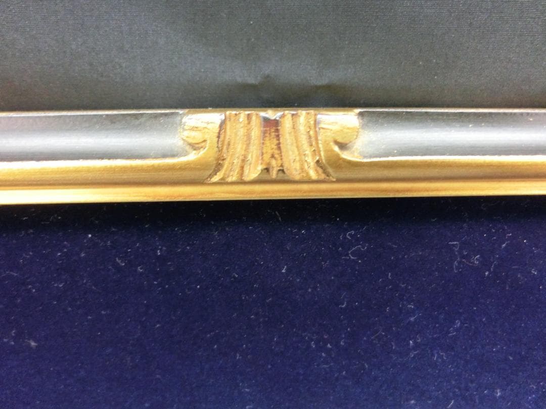 【マイセン】陶板画・金彩色絵人物文