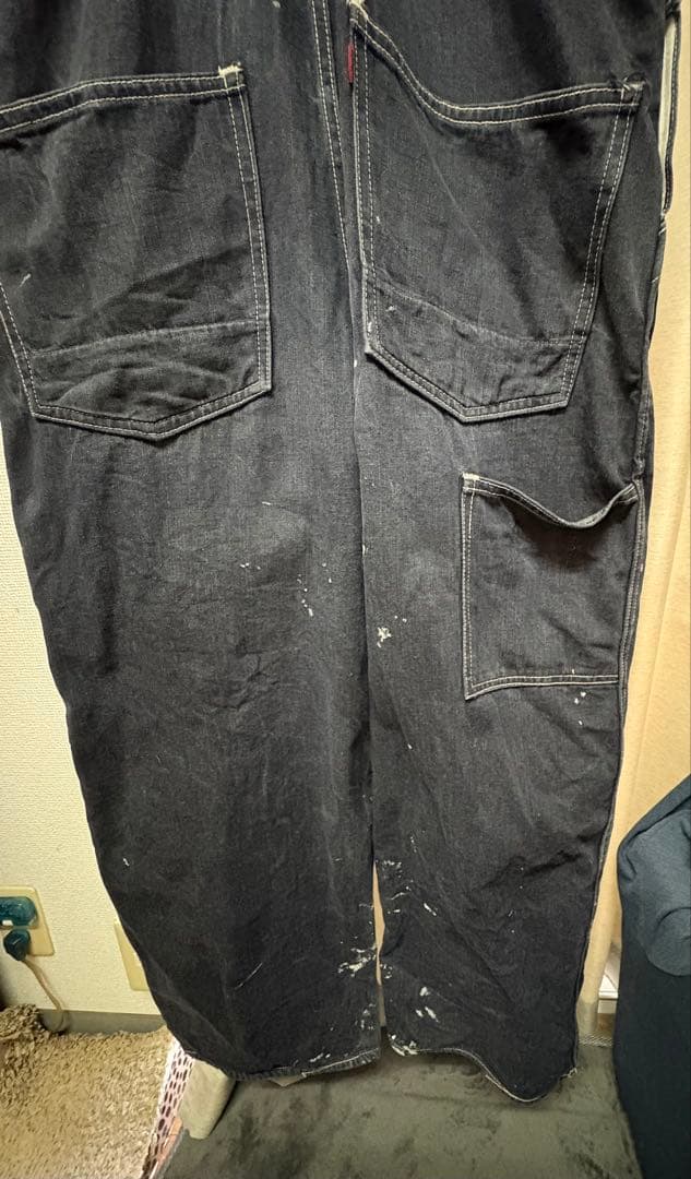 EVISUオーバーオール汚し加工カモメペイント無し初期？