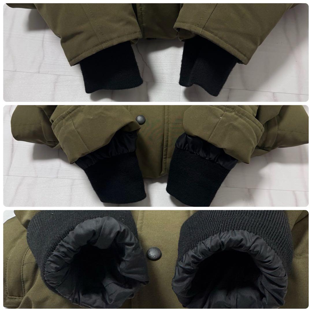 カナダグース ウィンダムパーカー 3way ダウン コヨーテファー カーキ S