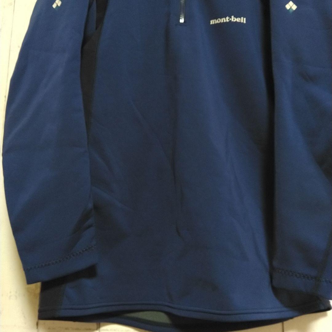 ほぼ新品　モンベル　ライト クリマプレン ロングスリーブ ジップシャツ　ＸＬ