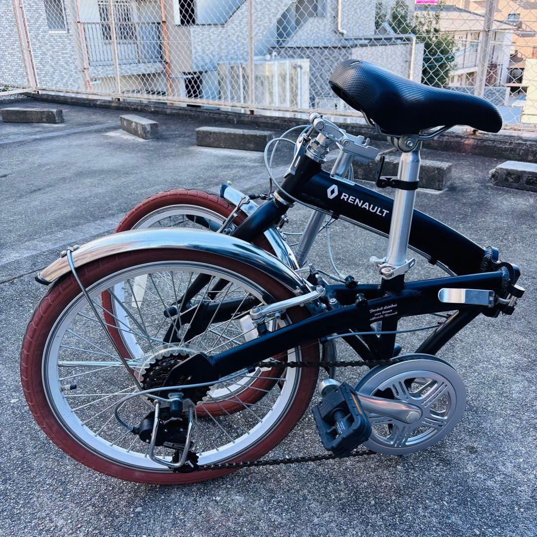 RENAULT 折りたたみ自転車 ブラック