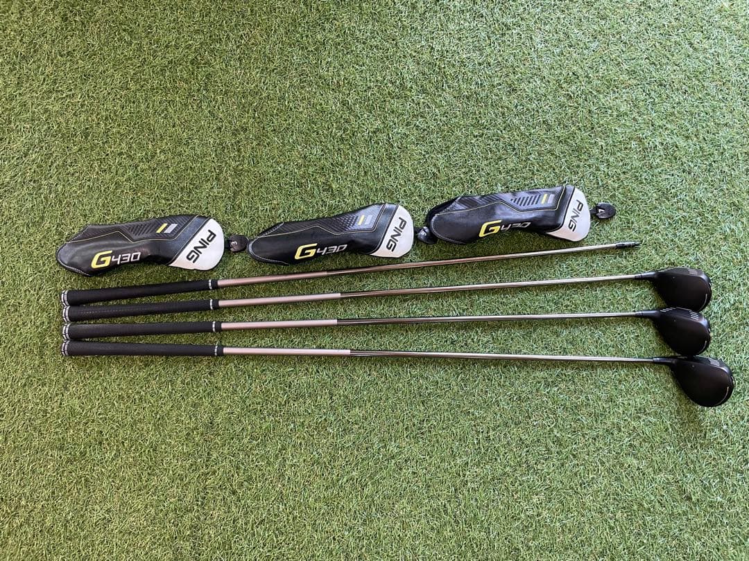 PING G430MAX フェアウェイウッド3本+9Wシャフトセット