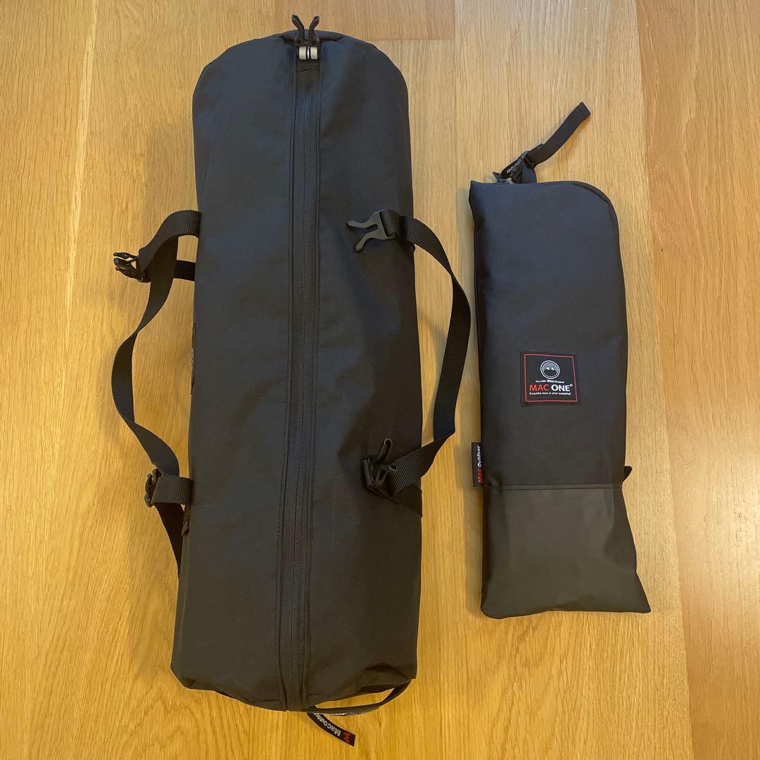 MacOne　マックワン　 マックアウトドア　Ｌ　ブラック　黒　タープ