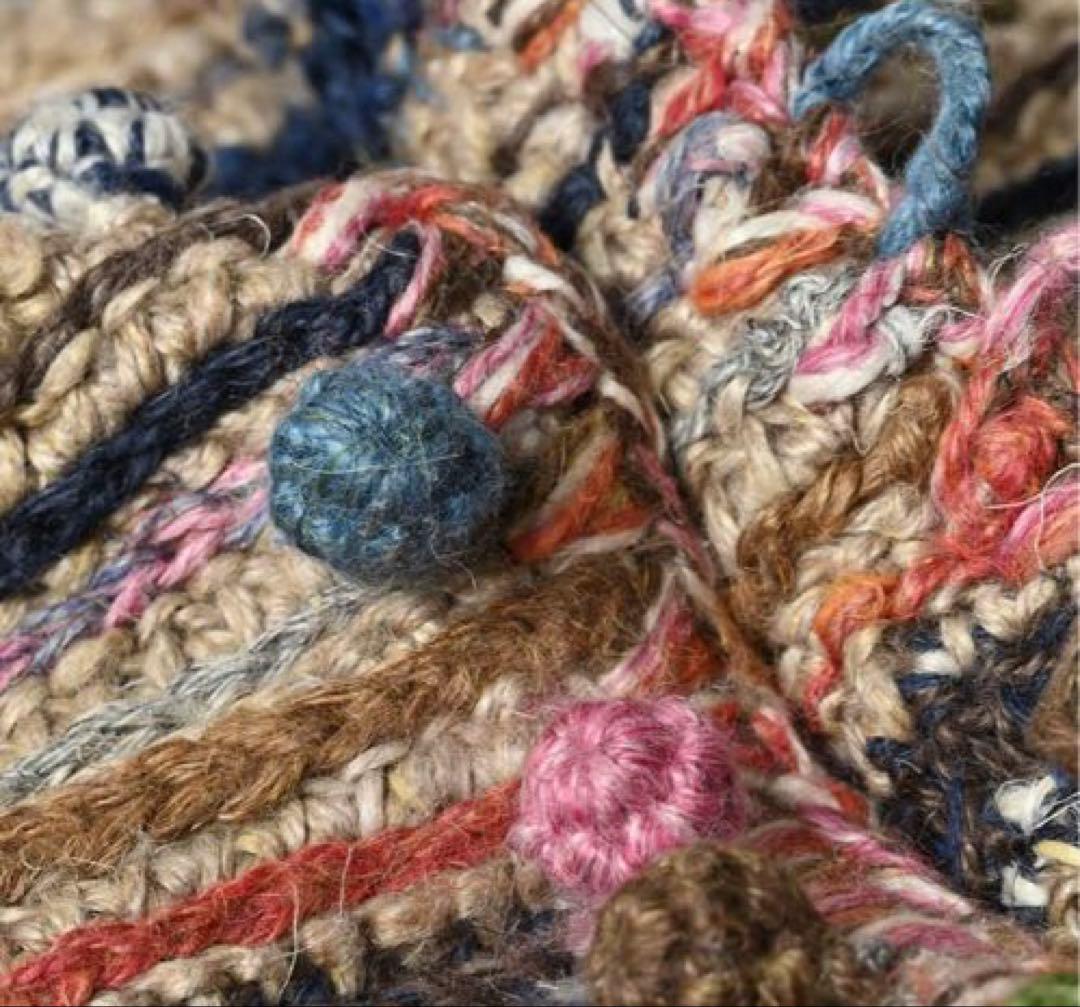 45R 2026春　ラグ編みリネンのボレロ　サイズ2