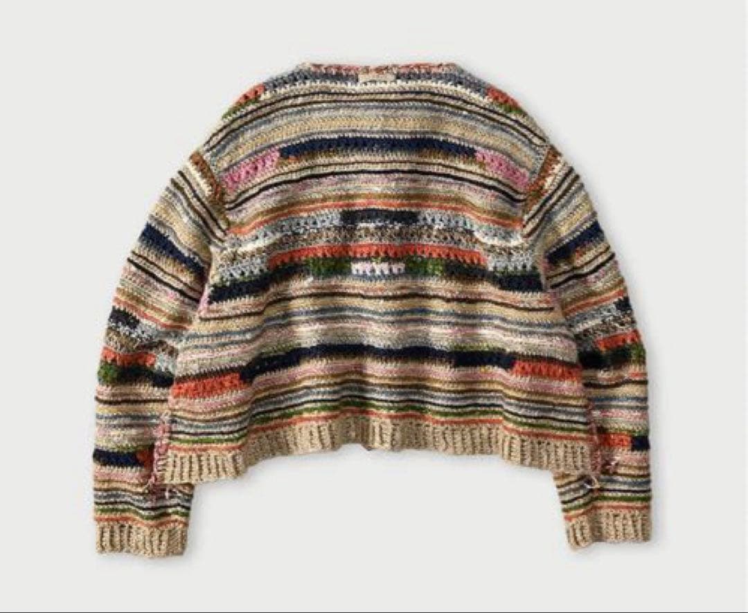 45R 2026春　ラグ編みリネンのボレロ　サイズ2