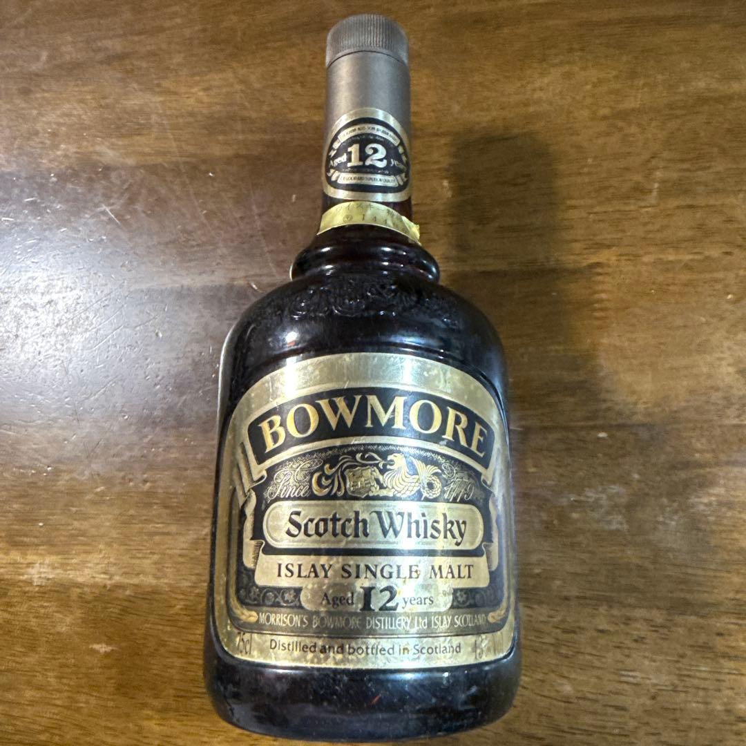 てぃ。　Bowmore 12年 アイラシングルモルトウイスキー　箱無し