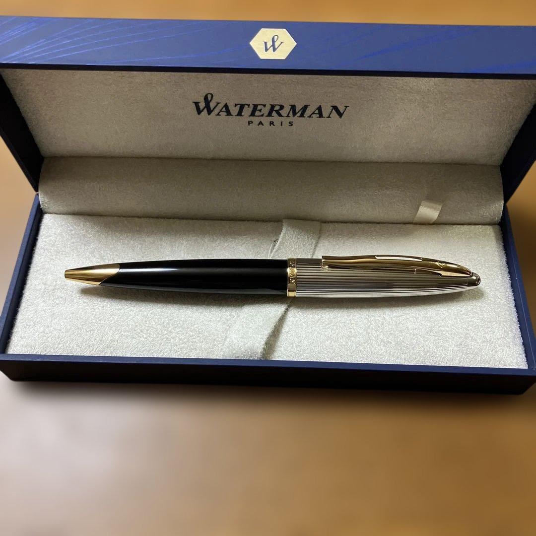 【ウォーターマン】カレンデラックス ブラック&シルバーGT ボールペン