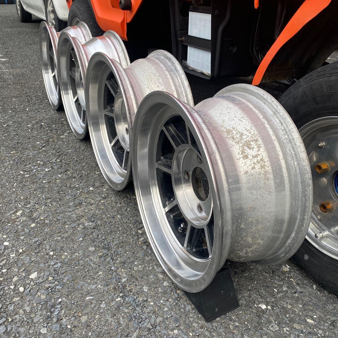 ハヤシレーシング アルミホイール 当時物の深リム