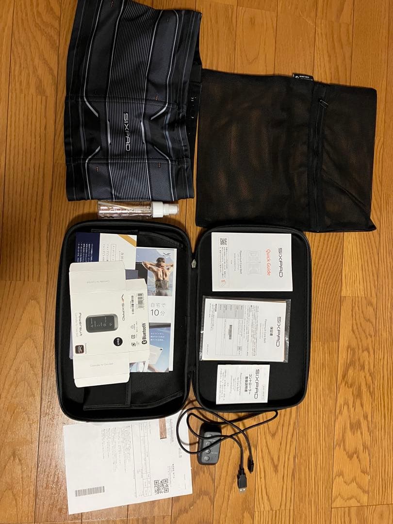 【保証付】 GYM対応SIXPAD パワースーツコアベルト Mサイズ