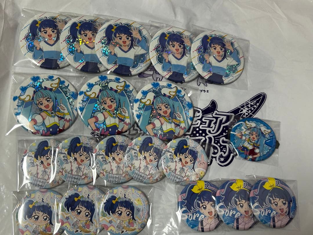 ひろがるスカイプリキュア キュアスカイ ソラ・ハレワタール 缶バッジ セット