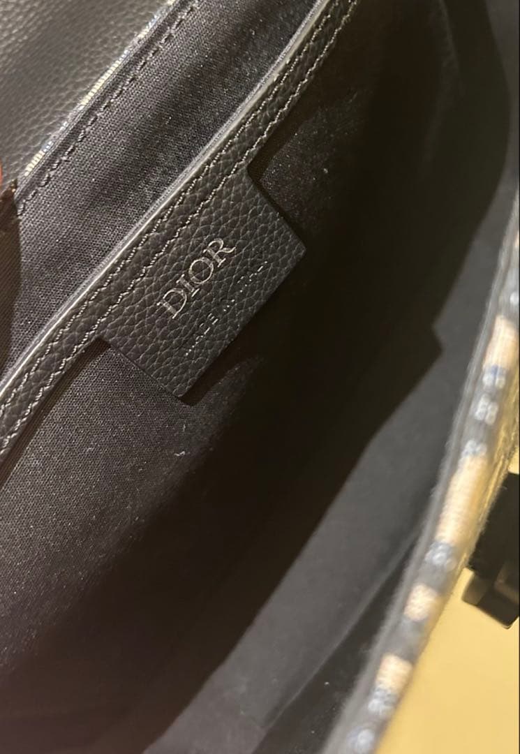 DIOR Saddle フラップ付き メッセンジャー バッグ