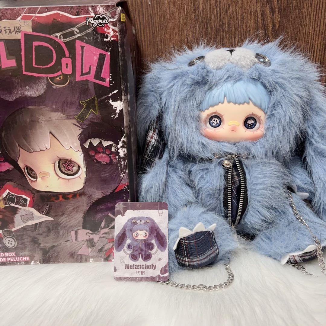 Maymei メイメイ新作　反逆シリーズ　水色　うさぎ　青　ぬいぐるみ　リュック