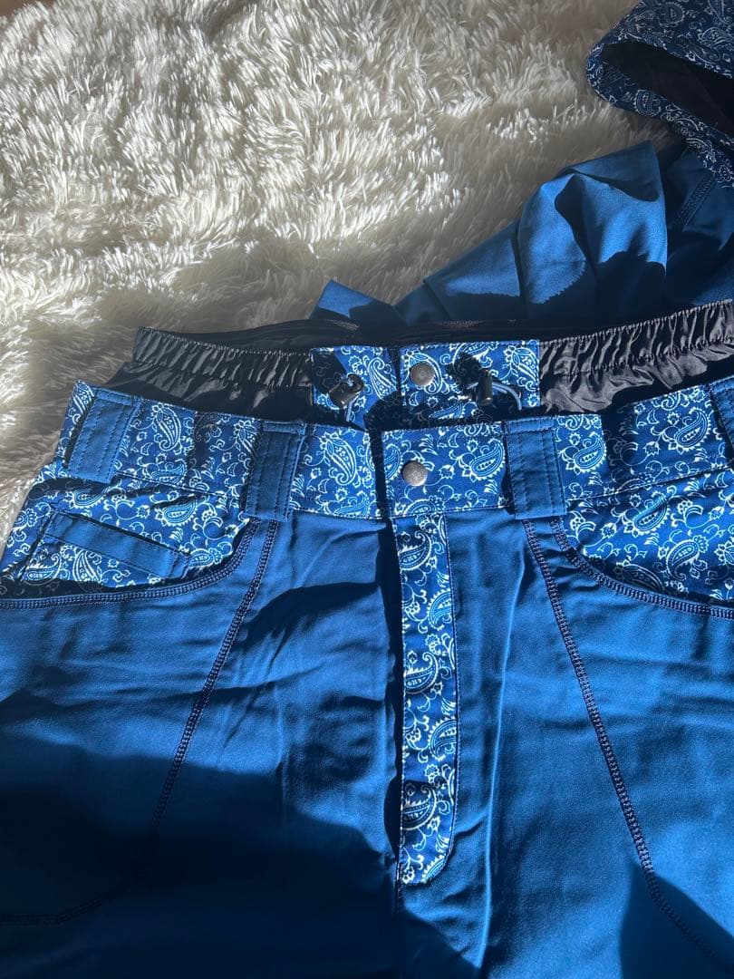 超極品！S-WEAR ウェア　L上下セット　スノーボード　男女兼用　ペイズリー