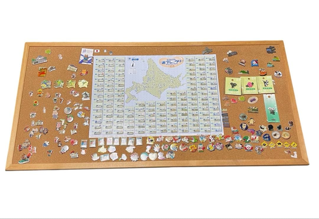 北海道　道の駅　ガチャピンズラリー2024 コンプリート　ピンバッジ　ピンズ