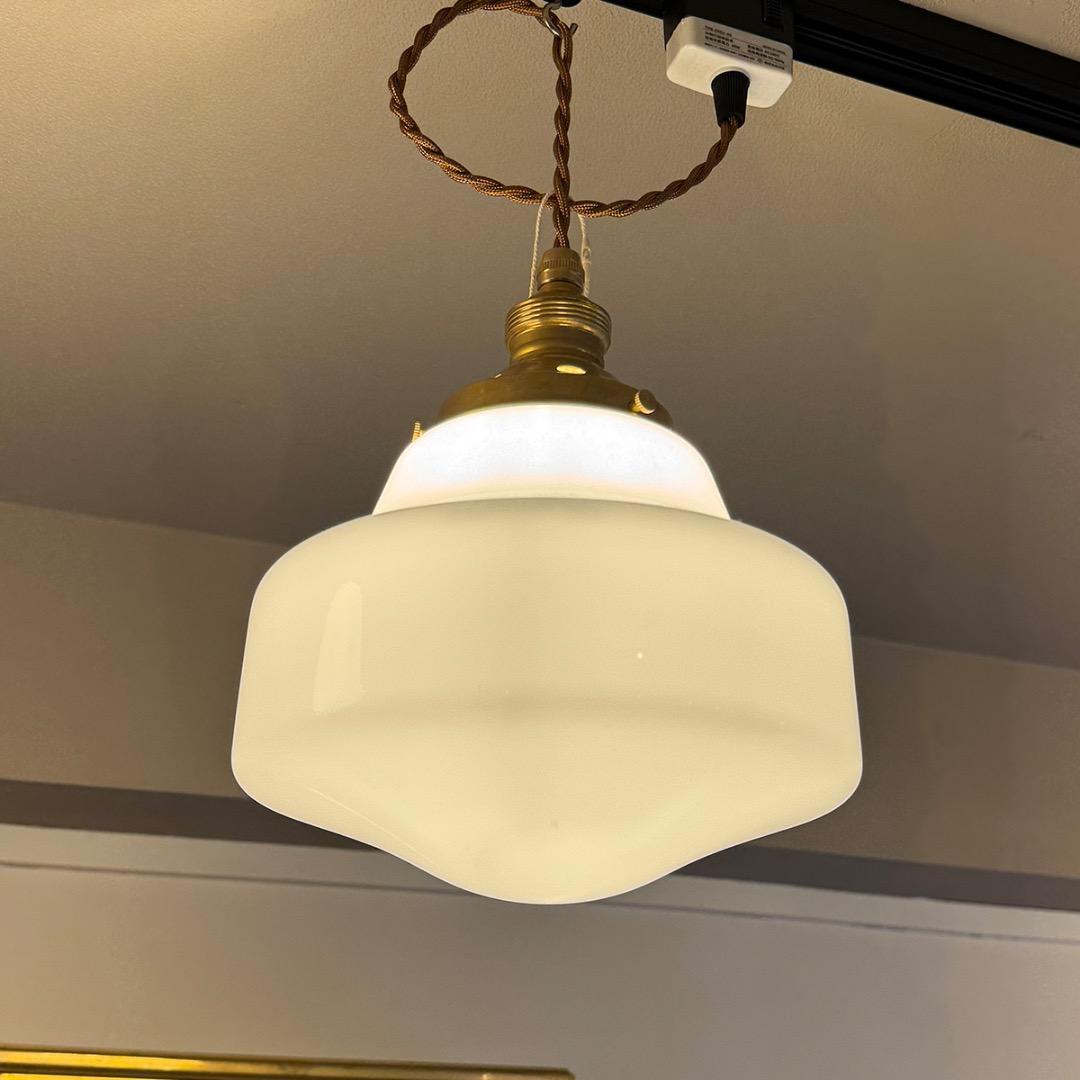 【フランス便】ビンテージ◆スクールハウスランプ◆