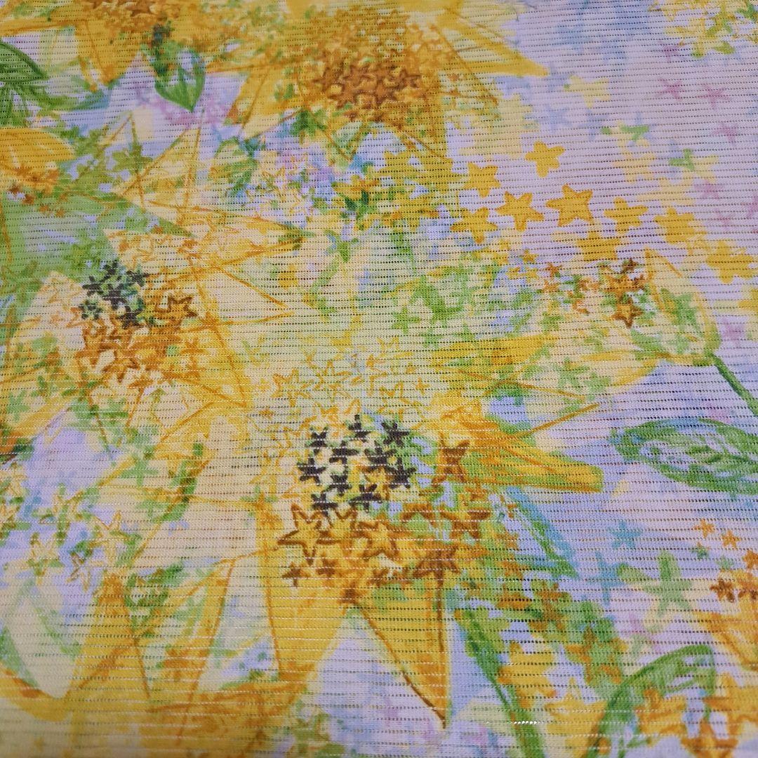 No.5257　浴衣　金子みすず　綿絽　着物　反物　新品未使用