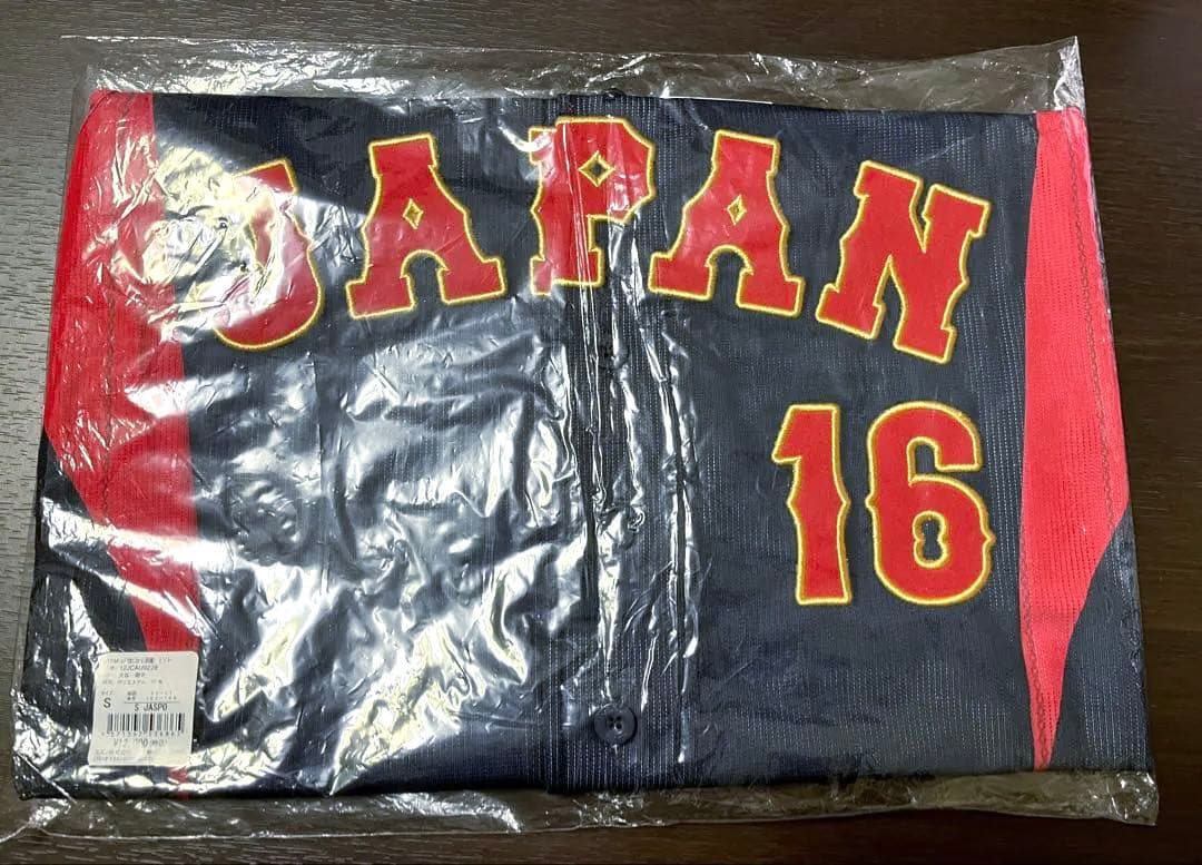 【新品】WBC2023 レプリカユニフォーム(刺繍)16 大谷翔平／Sサイズ