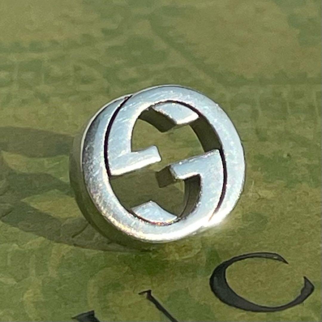 GUCCI インターロッキング ピアス 片耳のみ GGピアス ダブルG 付属品