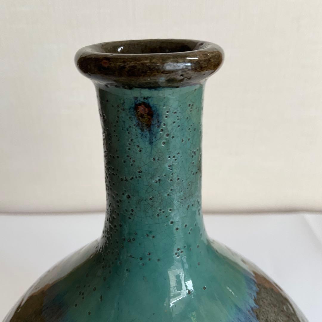 信州松代焼代官町窯徳利　江戸時代中期から後期頃　優品